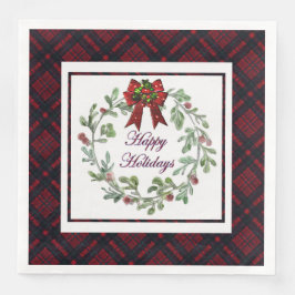 ハッピーホリデイズレッドプレイド