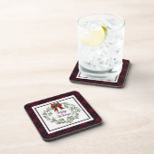 ハッピーホリデイズレッドプレイド コースター (右側)