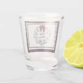 ハッピーホリデイズレッドプレイド ショットグラス (裏面)