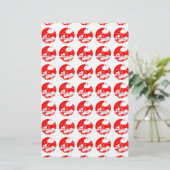 ハッピーホリデイズヴィンテージサンタクロース文房具 便箋 (スタンド正面)