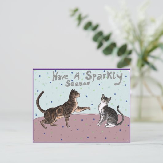 ハッピーホリデイズ2021 ポストカード (スタンド正面)