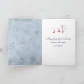 ハッピーホリデイズ2025スノーフレーク シーズンカード (内部)