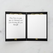 ハッピーホリデイズ – つる植物&バタフライII シーズンカード (内部)