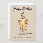 ハッピーホリデイズfrom the Holiday Armadillo シーズンカード (正面/裏面)