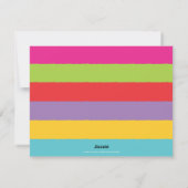 ハッピーホリデカラフルーズファミリーキッズ2フォト シーズンカード (裏面)