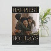 ハッピーホリデモダンーズ金ゴールド&ブラック シーズンカード (スタンド正面)