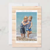 ハッピーホリデーあなたの写真を追加 (正面)