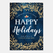 ハッピーホリデーとビジネス感謝してい