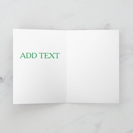 ハッピーホリデーの名前の追加 シーズンカード (内部)