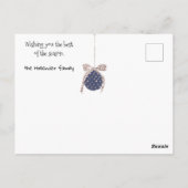 ハッピーホリデーぶら下がったズオーナメント ポストカード (裏面)