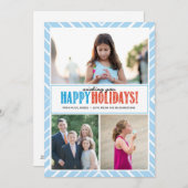 ハッピーホリデーウィッシュx3 シーズンカード (正面/裏面)