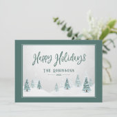 ハッピーホリデーエレガントズカントリーウィンターアートシーン シーズンカード (スタンド正面)