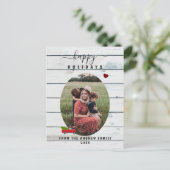 ハッピーホリデーカスタマイズフォトホリーポストカード シーズンポストカード (スタンド正面)