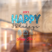 ハッピーホリデーカスタマイズ ウィンドウサイン (シート2)