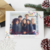 ハッピーホリデーカスタムズ写真折り畳みクリスマスカード カード