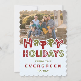 ハッピーホリデーカスタムズ写真&名刺 シーズンカード