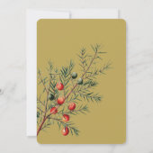 ハッピーホリデーカスタムフォトファミリークリスマスカード (裏面)