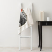 ハッピーホリデーカスタムフォトファミリークリスマス シェルパブランケット (インサイチュ)