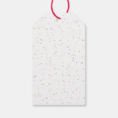 ハッピーホリデーカラフルギフトラベル ギフトタグ (裏面)