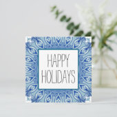 ハッピーホリデーカードブルー (スタンド正面)