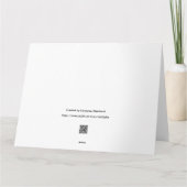 ハッピーホリデーカード カード (裏面)