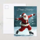 ハッピーホリデーカード。 クリスマス (正面/裏面)