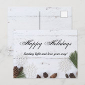 ハッピーホリデーカード シーズンポストカード (正面/裏面)