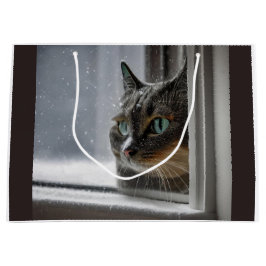 ハッピーホリデーキティキャット ラージペーパーバッグ