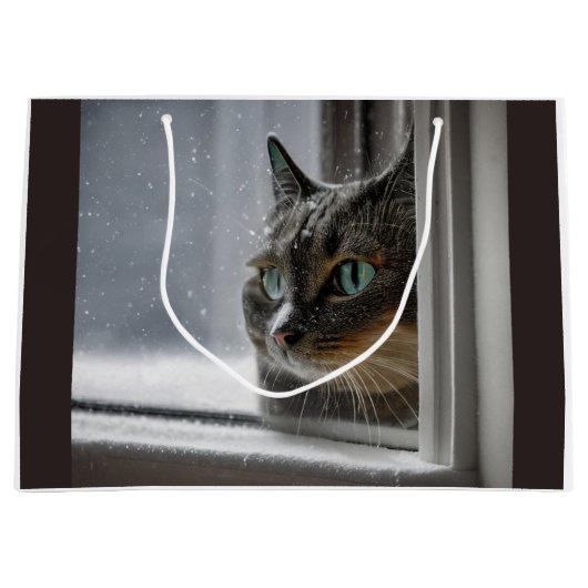 ハッピーホリデーキティキャット ラージペーパーバッグ (正面)