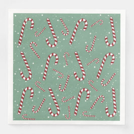 ハッピーホリデーキャンディーケーングリーンかわいい家族のクリスマス