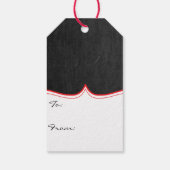 ハッピーホリデーキャンディーケーンデザイン ギフトタグ (裏面)