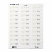 ハッピーホリデークラシックタイポグラフィ&水玉模様 ラベル (フルシート)