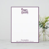 ハッピーホリデークリスマスグリーティパーソナライズされたング (スタンド正面)