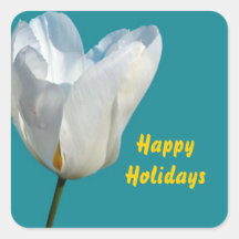 ハッピーホリデークリスマスステッカー。