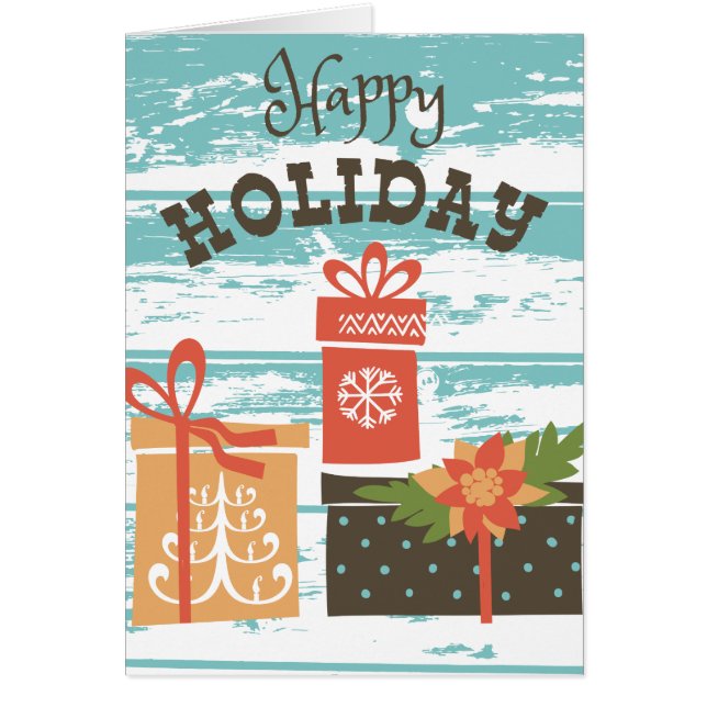 ハッピーホリデークリスマスホリデープレゼント (正面)