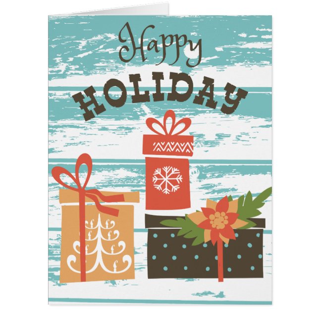 ハッピーホリデークリスマスホリデープレゼント (正面)
