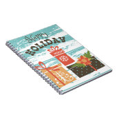 ハッピーホリデークリスマスホリデープレゼント ノートブック (右側)