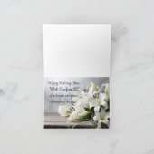 ハッピーホリデーグリーティングカード カード (内部)