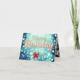 ハッピーホリデーグリーティングカード カード