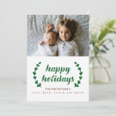 ハッピーホリデーグリーティングカード シーズンカード (スタンド正面)