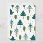 ハッピーホリデーグリーティングフォトカード（ツリー付） (裏面)