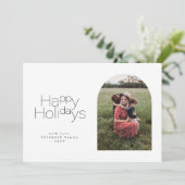 ハッピーホリデーシンプルズのミニマル数々のリスト シーズンカード (スタンド正面)