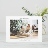 ハッピーホリデーシンプルズOne写真 シーズンカード (スタンド正面)