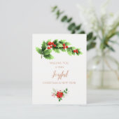 ハッピーホリデーシーズングリーティングカード シーズンカード (スタンド正面)