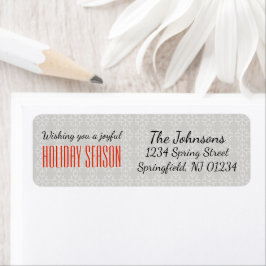 ハッピーホリデーシーズン – ホリデーズフォルダイ ラベル