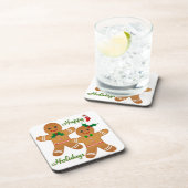 ハッピーホリデージンジャーブレッドマンボーイガール コースター (右側)