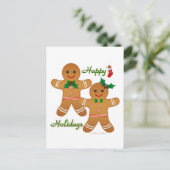 ハッピーホリデージンジャーブレッドマンボーイガール シーズンポストカード (スタンド正面)
