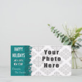 ハッピーホリデーズアイスブルースノーフレーク シーズンカード (スタンド正面)