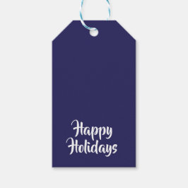 ハッピーホリデーズインディゴブルー#26235C ギフトタグ