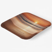 ハッピーホリデーズインビーチサンド ペーパープレート (傾斜あり)